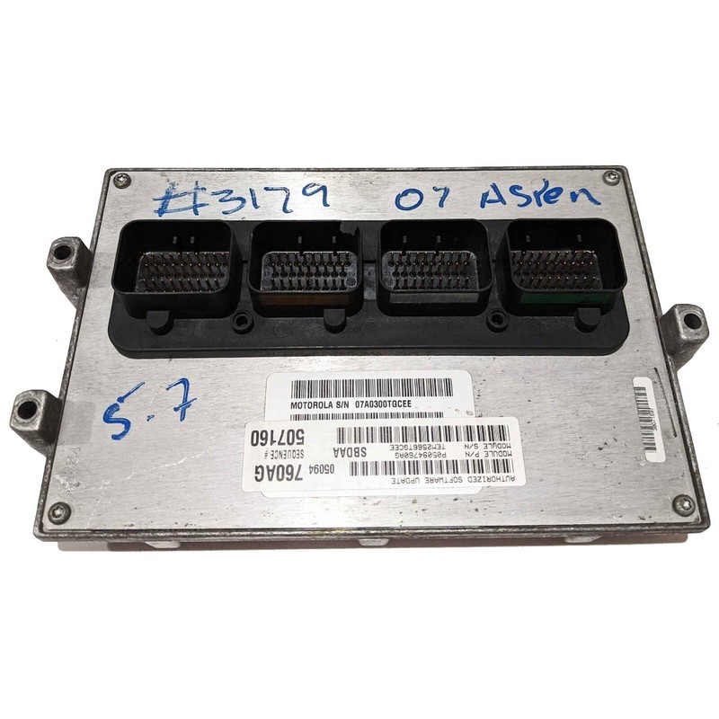 OEM Engine Control Module ECU Ram 1500 Durango Aspen 5.7L V8 2007 / 05094760AG