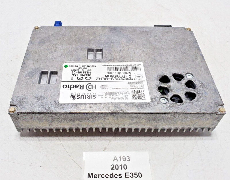 ✅ 09-13 OEM Mercedes W207 W212 E350 Sirius Satellite Radio Receiver Module Unit
