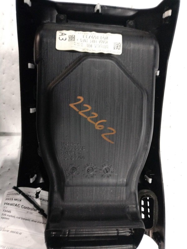 2015 Acura MDX A/C Selector Switch OEM Silver Used 297769 182K Mileage