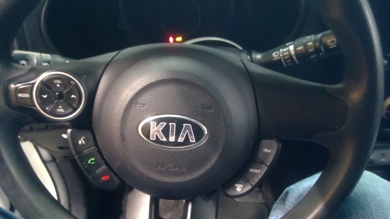 2014-2019 Kia Soul Driver Steering Wheel Air Bag Gasoline Models Black