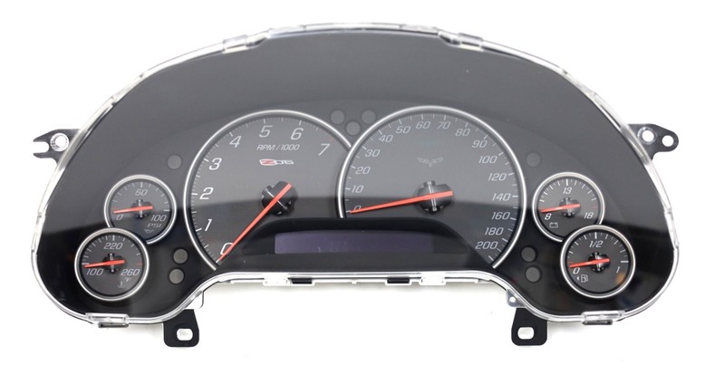 2007 Chevrolet Corvette C6 Z06 200mph Instrument Gauge Cluster 81k OEM 10305328