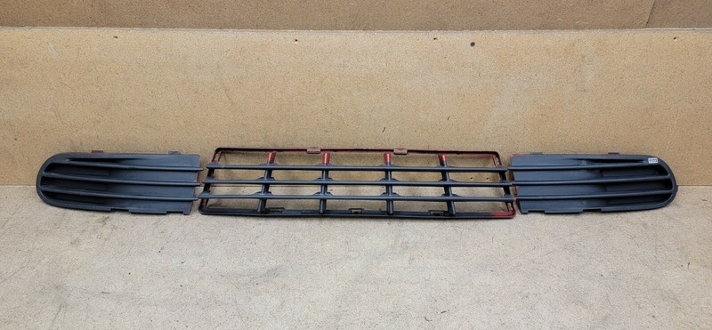 2004 - 2007 Volvo S40 V50 Front Lower Bumper Grilles 3pc OEM