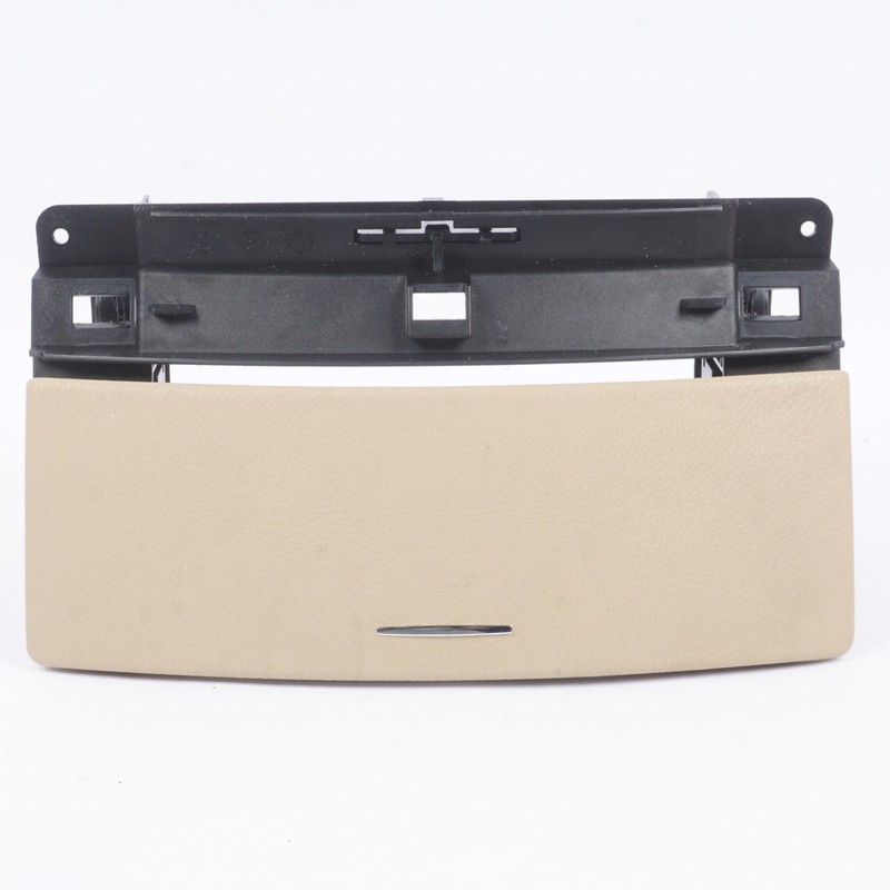 10-13 Mercedes W221 S550 S450 Dashboard Center Console CD Player Cover Beige OEM