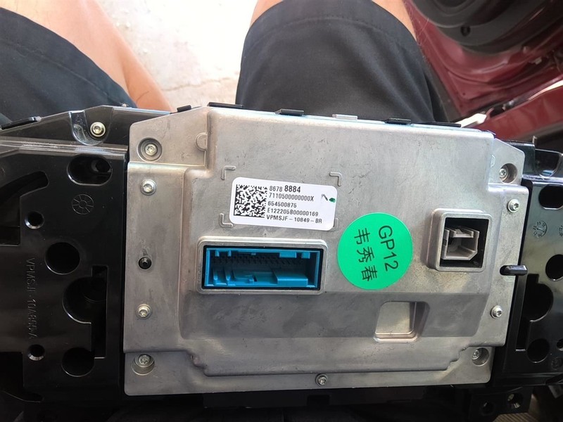 Speedometer Cluster MPH Umn 8.00" Screen Opt Uhs Fits 23 ENVISION 1727580