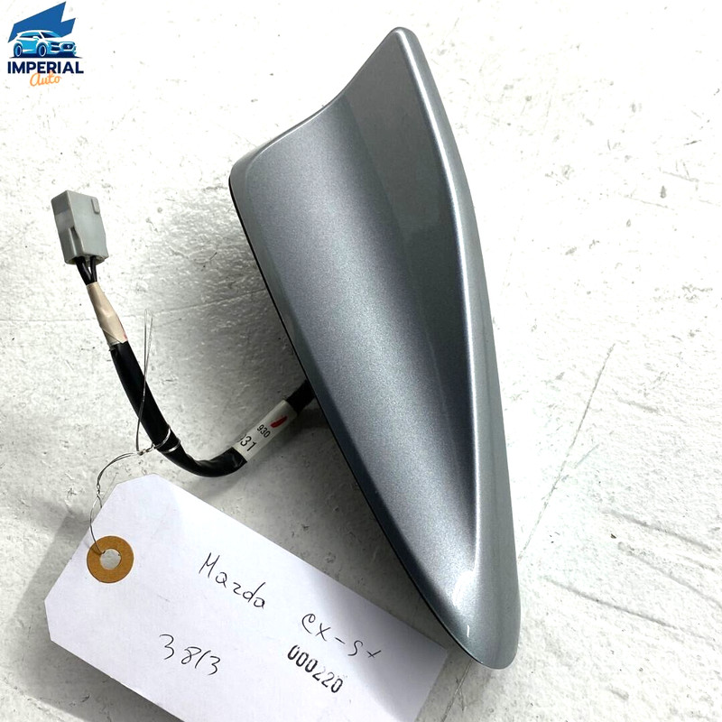 17-21 Mazda CX-5 Exterior Roof Shark Fin Antenna Unit W/ Cover Sonic Silver OEM