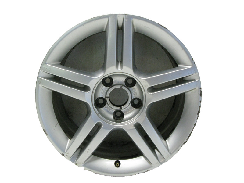 04-08 AUDI B7 A4 QUATTRO FWD RIM WHEEL 5 DOUBLE SPOKE OEM 7.5 17" 040521 2