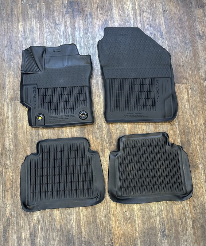 2020-2025 TOYOTA COROLLA ALL WEATHER FLOOR MAT SET OEM PART # PT206-02201-XX