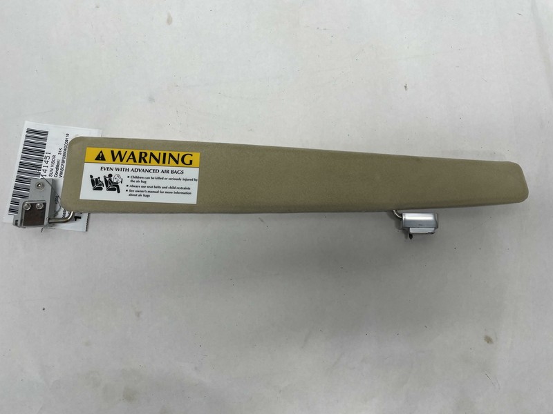 2006-2011 ASTON MARTIN V8 VANTAGE RIGHT PASSENGER SIDE SUN VISOR SHADE TAN OEM