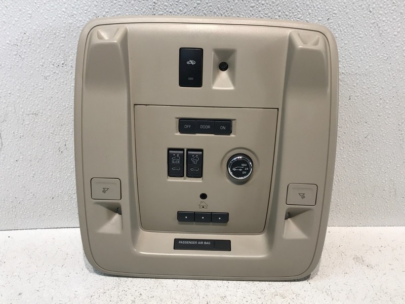 15-20 ESCALADE OEM ROOF OVERHEAD LIGHT CONSOLE SWITCH GARAGE SUNROOF BEIGE