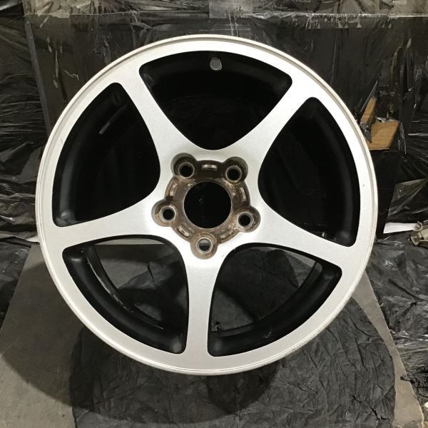 2000-2004 Chevrolet Corvette 5103 Wheel 17 x 8-1/2 Rim Silver Painted 9593798
