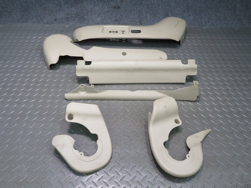 1998-2007 LEXUS UZJ100L LX470 FRONT LEFT SEAT SIDE TRIM COVER PANEL IVORY SET