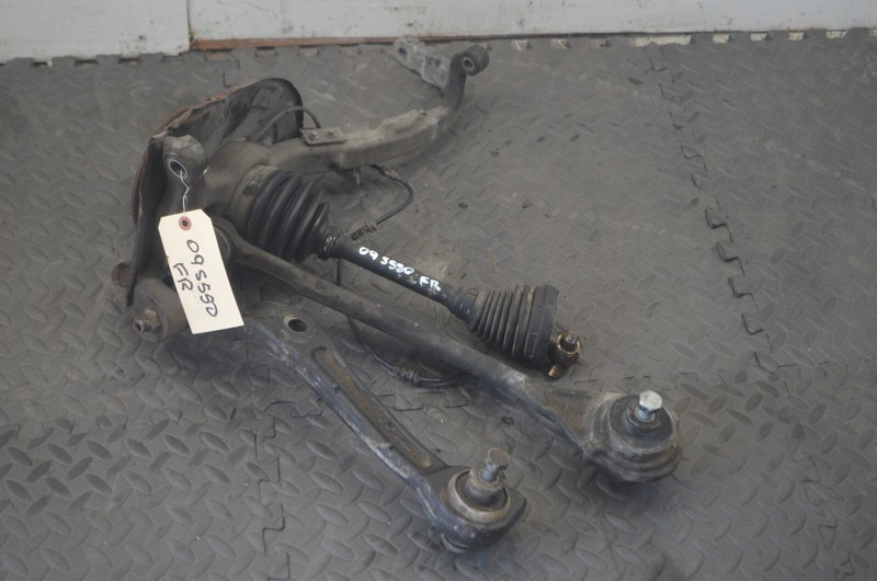 07-09 MERCEDES W221 S550 AWD FRONT RIGHT SPINDLE KNUCKLE AXLE W CONTROL ARMS OEM