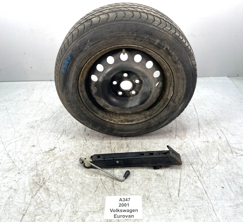✅ 97-03 OEM Volkswagen Eurovan GLS Spare Tire Wheel Rim 7Jx16 ET49 W/ Tool Kit