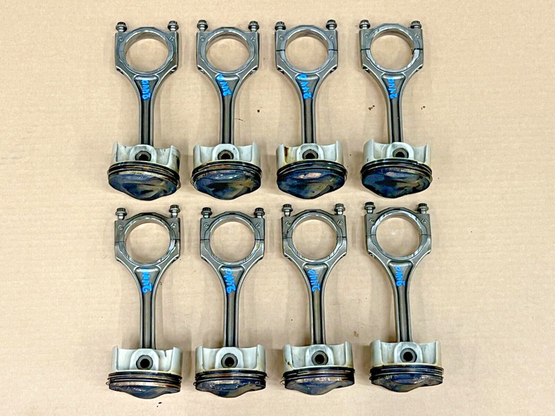 ⭐2013-2016 AUDI RS5 4.2L CFSA PISTON WITH CONNECTING CONNECTOR ROD SET 8 LOT2440