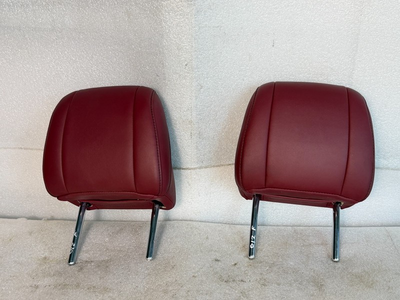 15-18 LEXUS GSC16L RC350 RC300 F-SPORT REAR LEFT & RIGHT SEAT HEADREST RED OEM