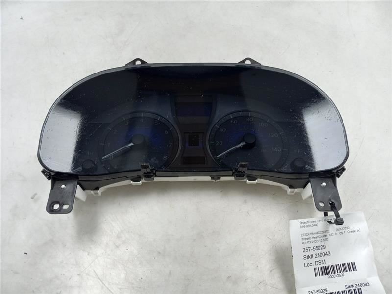 2010 LEXUS RX350 BASE 3.5L FWD AT SPEEDOMETER INSTRUMENT CLUSTER