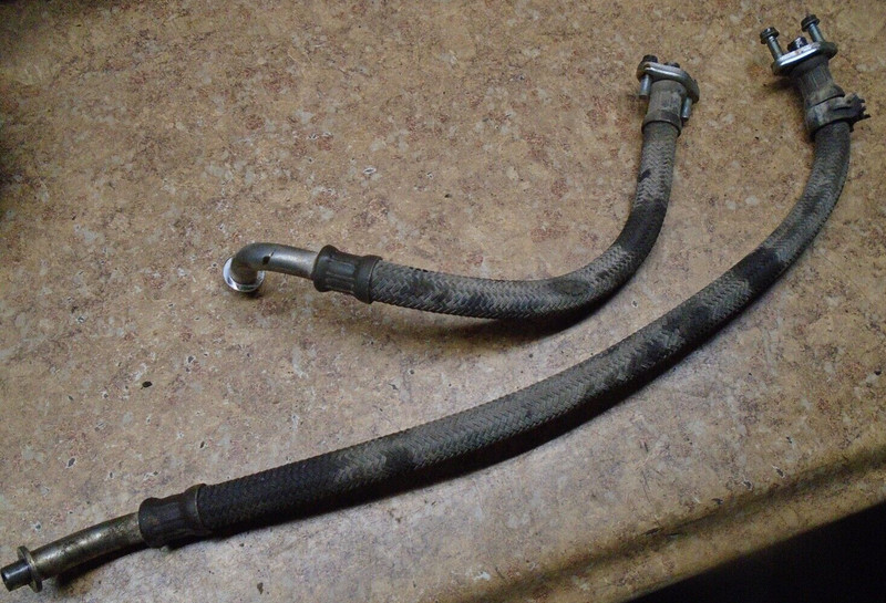 2003 Honda Foreman TRX400 TRX 400 ATV Engine Oil Cooler Lines Hose Tube Tank 03