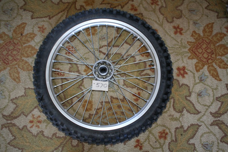 2001 Kawasaki KX125 Front Wheel Rim D.I.D. 21x1.60 OEM 01