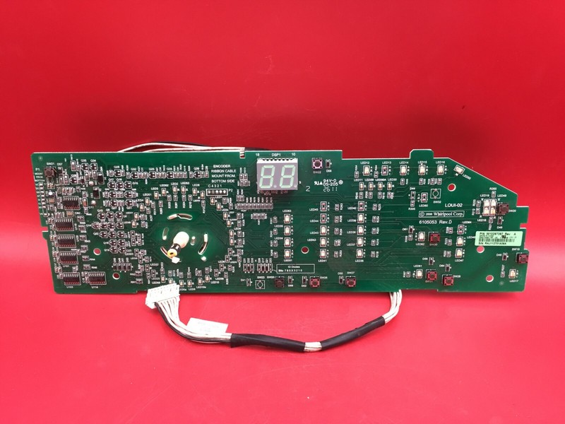 WHIRLPOOL WASHER CONTROL BOARD W10297397 REV A WD-8391