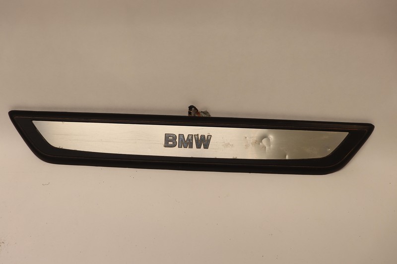 2010-2012 BMW 750LI F01 F02 FRONT LEFT DRIVER DOOR SILL SCUFF PLATE TRIM OEM