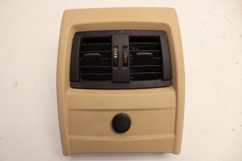 2012-2015 BMW 335I F30 REAR CENTER CONSOLE BACK PANEL AIR VENT W/ SOCKET OEM