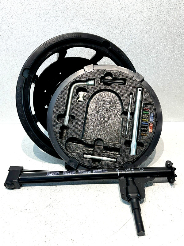 00-06 Mercedes W215 CL600 S500 S55 AMG Emergency Spare Tire Jack Tool Kit OEM
