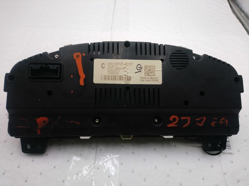 2012 Ford Edge Speedometer Gauge White OEM 270099 234K Miles