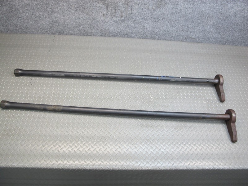 2003-2009 HUMMER H2 FRONT RIGHT & LEFT SIDE TORSION BAR STRUT BRACE W/ MOUNT SET