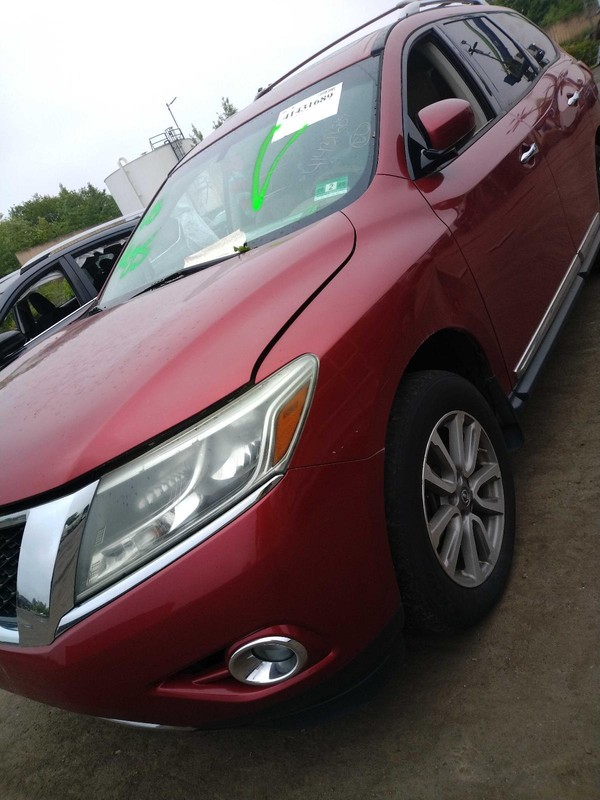 2014 Nissan Pathfinder Right Door Red 4DR SUV Used OEM Part 451465