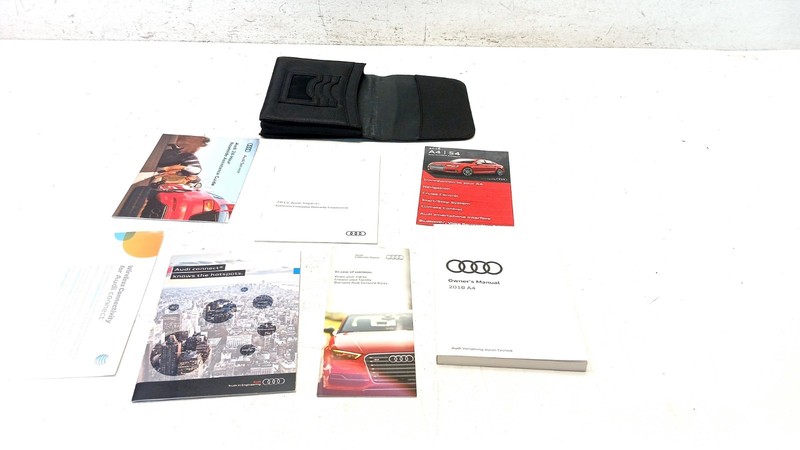 2018 AUDI B9 S4 A4 OWNERS MANUAL CASE WALLET HANDBOOK FOLDER OEM 110425
