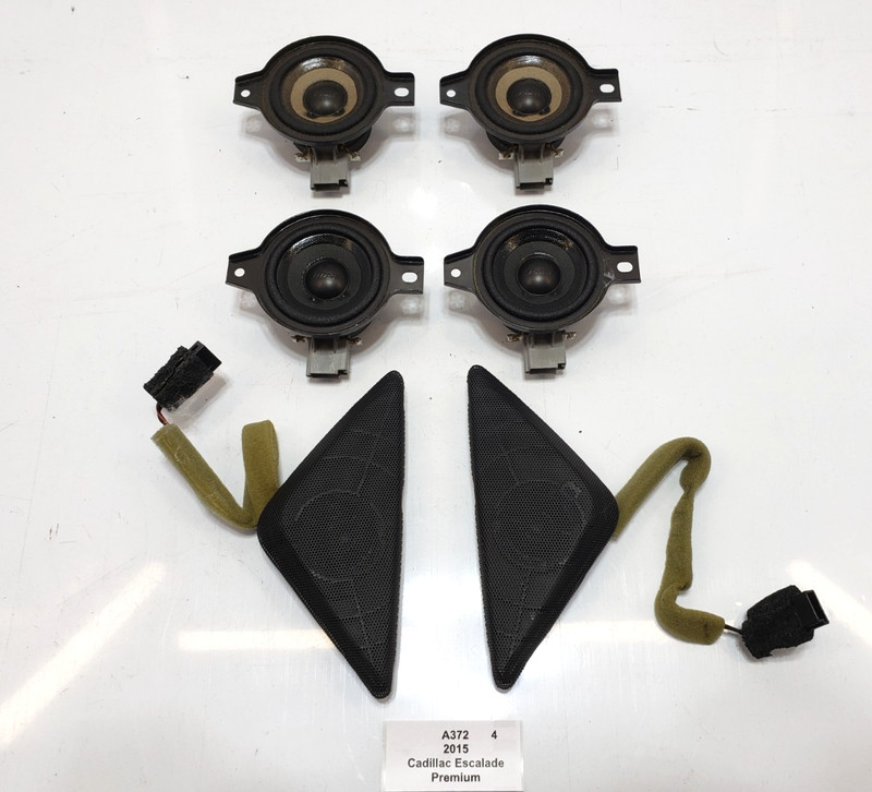 ✅ 15-20 OEM Cadillac Escalade Front Rear Left Right Audio Sound Speaker Bose SET