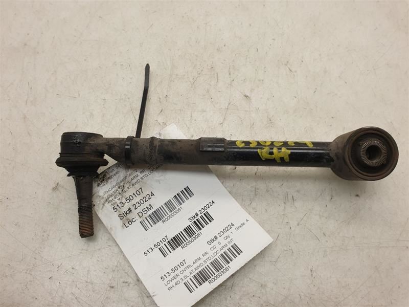 2006 LEXUS GS300 3.0L AWD AT PASSENGER SIDE REAR LOWER CONTROL LOCATING ARM