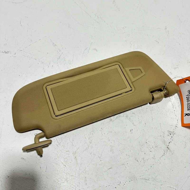 2007-2013 Mercedes Benz S550 Right Side Sun Visor Shade Sunvisor Beige OEM
