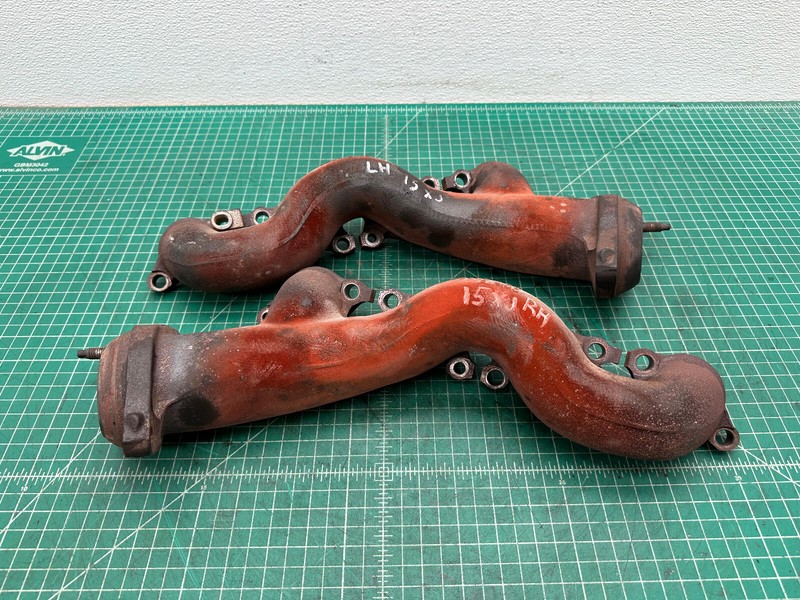 10-19 JAGUAR XJ 5.0L LEFT RIGHT EXHAUST MANIFOLD PAIR OEM