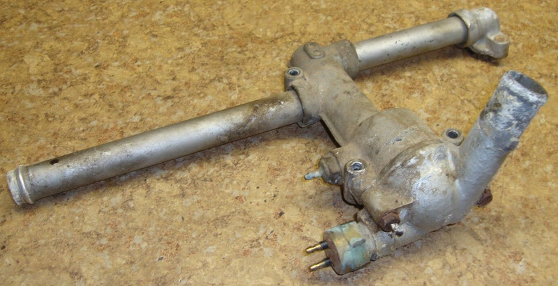 1975 Honda Goldwing GL1000 GL 1000 Gold Wing Engine Coolant Line Thermostat 75