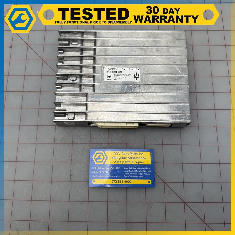 14-16 MASERATI Ghilbi Harman/kardon AUDIO SOUND AMPLIFIER OEM