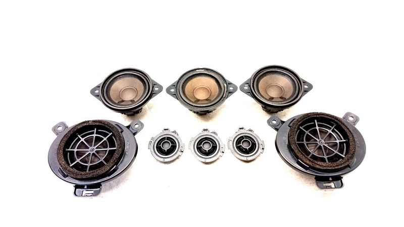 07-15 AUDI 4L Q7 SPEAKER FRONT REAR LEFT RIGHT BOSE SET OEM 080125