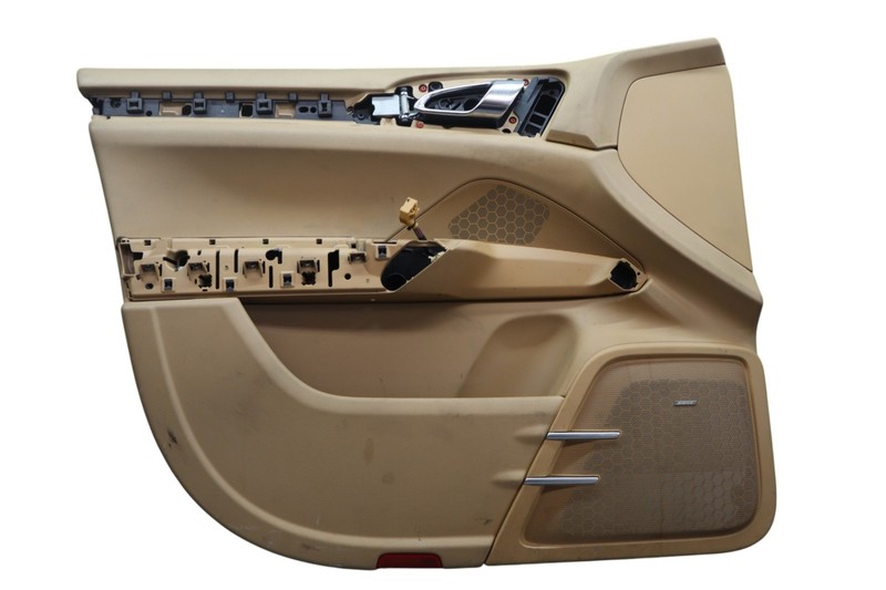 11-18 Porsche 958 Cayenne Front Left Driver Side Interior Door Panel Beige Oem