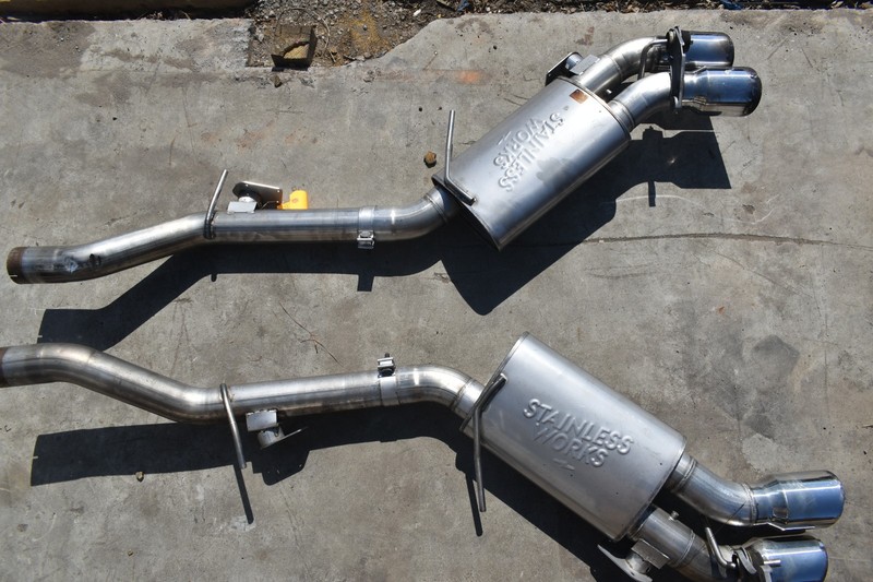 2009-2015 CTS-V Stainless Works Exhaust 3" Dual CATBACK System *USED*