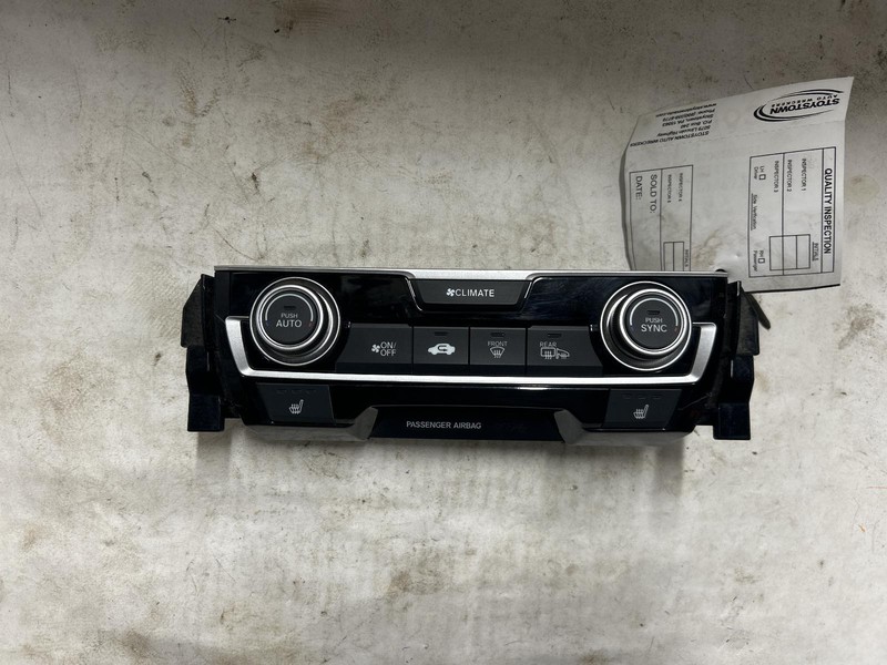 2016 HONDA CIVIC Heat AC Controller heated seats 79603TBAA61 OEM 16
