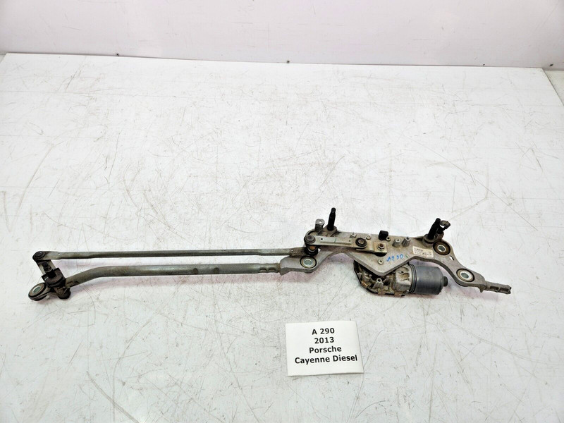 ✅ 2011-2018 OEM Porsche Cayenne 958 Front Windshield Wiper Linkage Arm Motor
