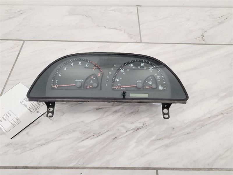 Speedometer Cluster MPH 4 Cylinder Le Black Face Fits 02-04 CAMRY 559423
