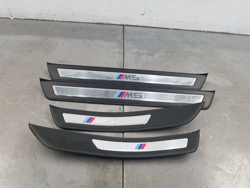 2014 BMW M5 F10 Door Sill Scuff Plates #4146 B4