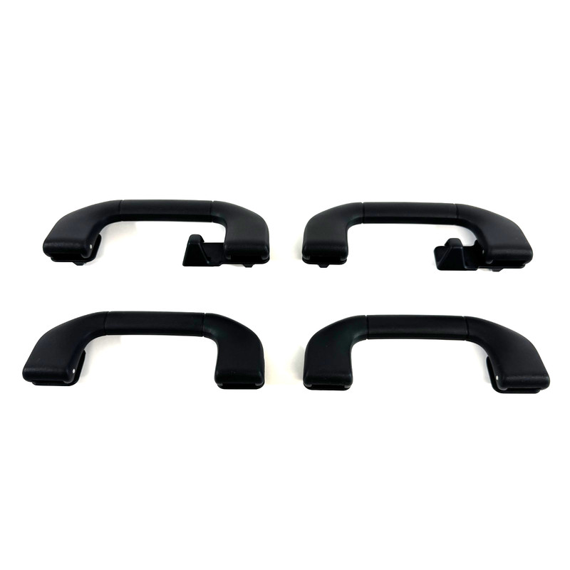 📌 08-18 MERCEDES W212 E350 ROOF OVERHEAD INTERIOR SAFETY HANDLE SET BLACK OEM