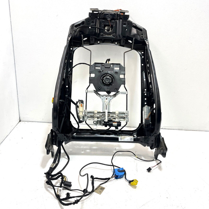 2017-2019 AUDI Q7 FRONT RIGHT PASSENGER SEAT UPPER BACK TRACK FRAME & MOTORS OEM