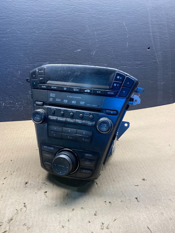2007 to 2009 Acura Mdx Radio Stereo 6 CD Player Climate Control Pan OE ac8935 DG