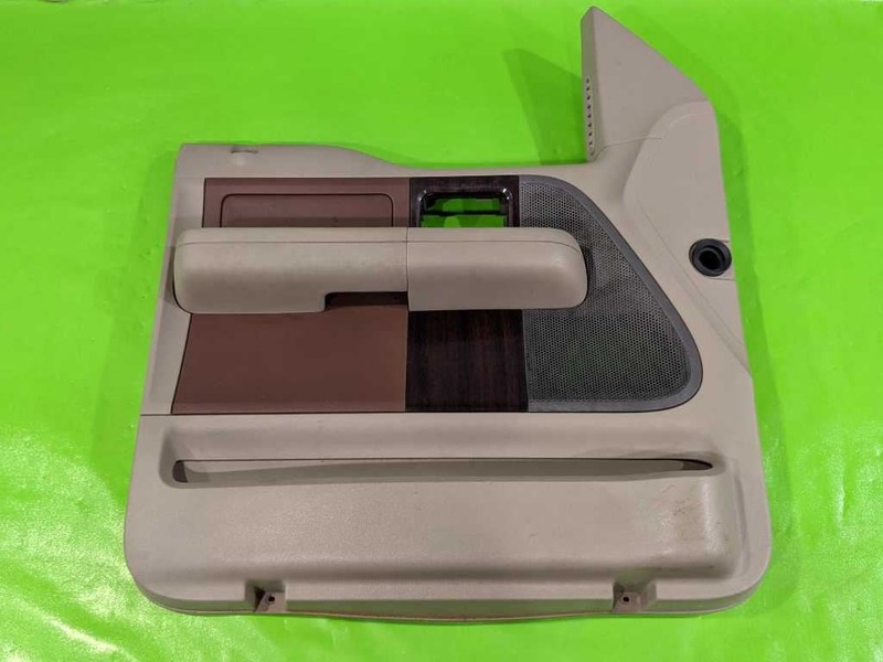 04-08 F150 KING RANCH DRIVER LEFT/PASSENGER RIGHT FRONT DOOR PANEL OEM 4439-29