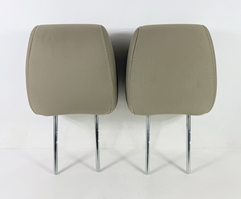 2004–2008 Ford F-150 Front Headrest Set Pair 2Pc Beige Cloth OEM