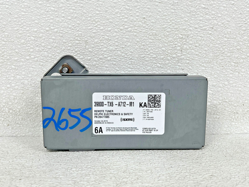 ⭐2016-2018 ACURA ILX SATELLITE RADIO RECEIVER CONTROL MODULE UNIT OEM LOT2655