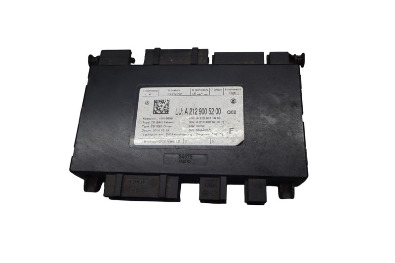 10-18 Mercedes W218 E350 CLS500 Front Left Seat Control Module A2129005200 OEM